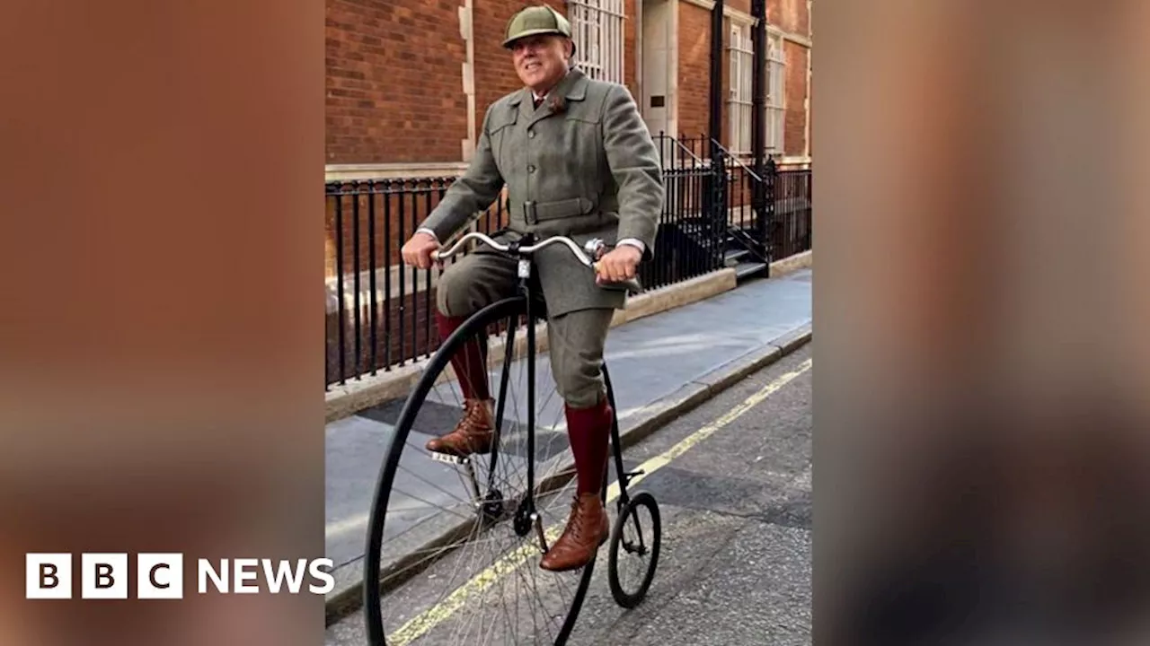 King's Lynn penny farthing rider helps break records