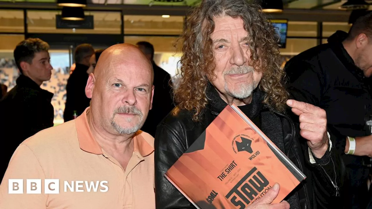 Robert Plant leads tributes to Wolves fan at book launch