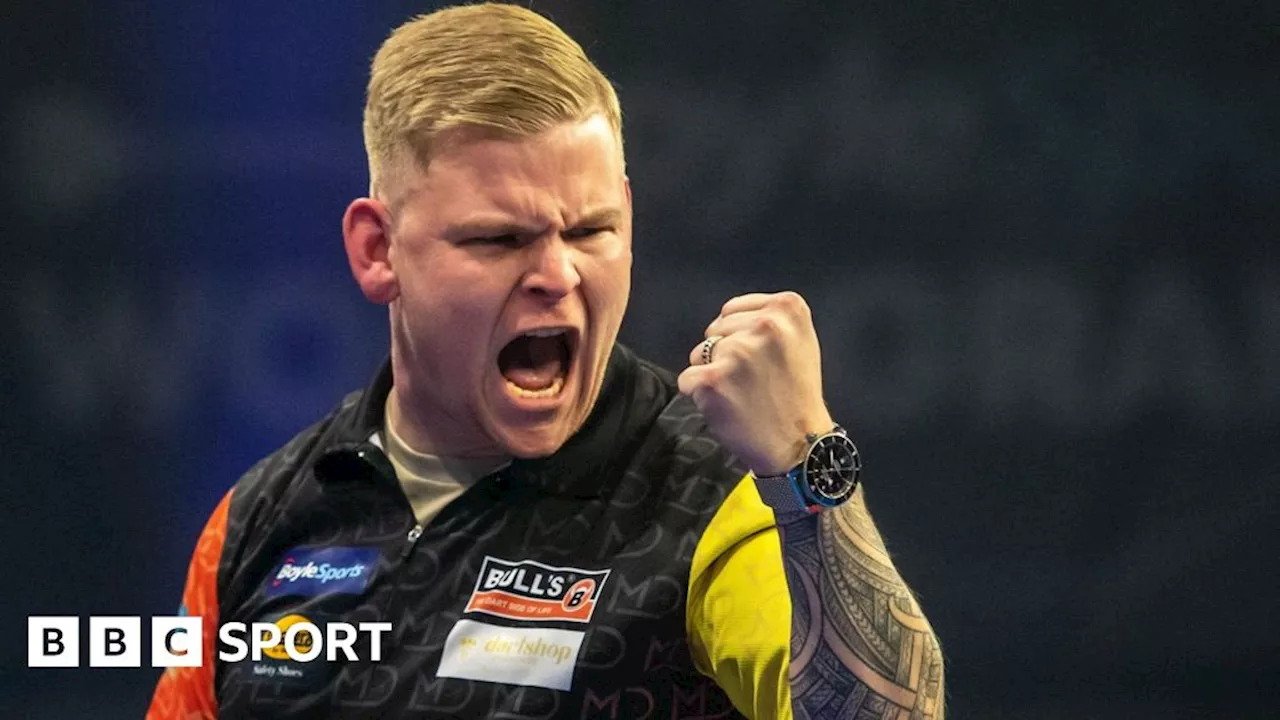 World Grand Prix darts: Mike de Decker stuns Luke Humphries to win title