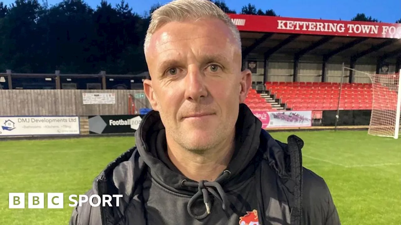 Richard Lavery: Kettering Town boss delighted by late FA Cup win