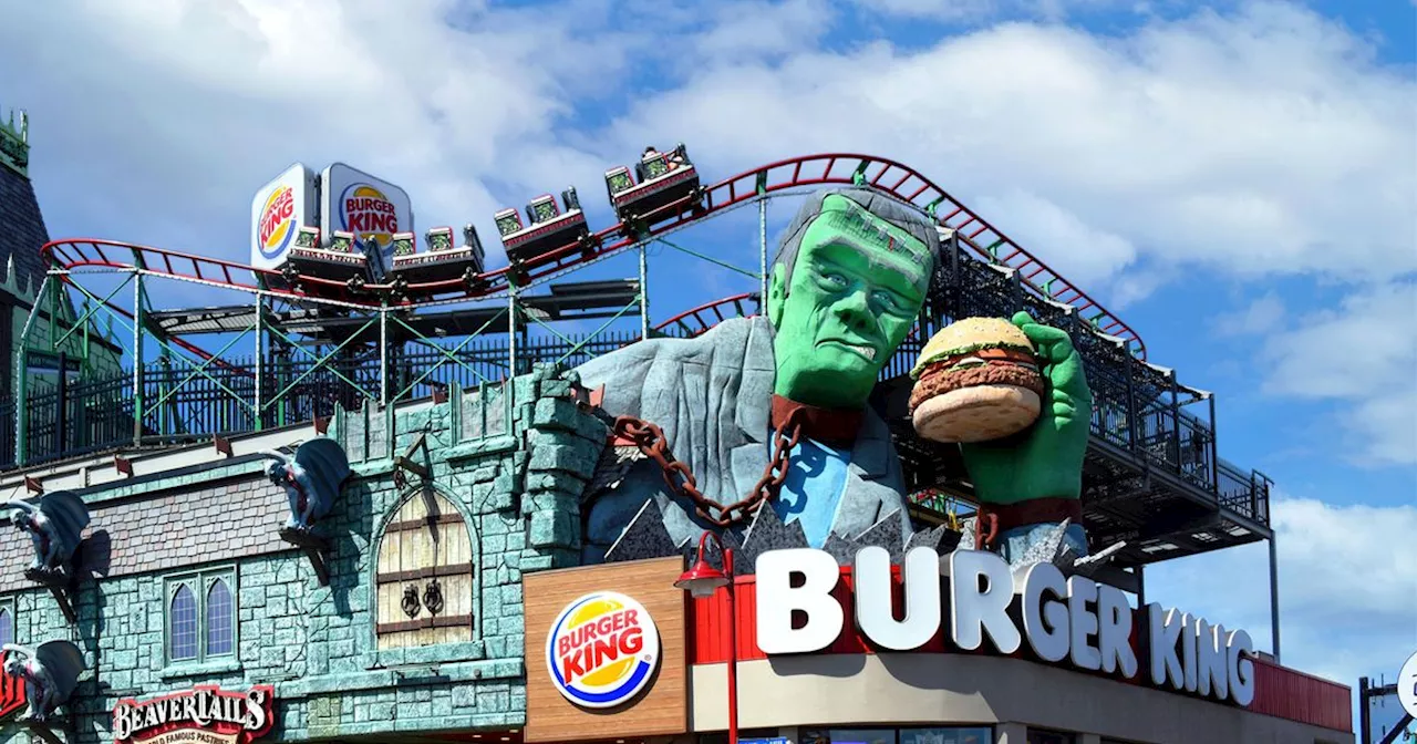 Ontario is home to the world's only Burger King with a roller coaster