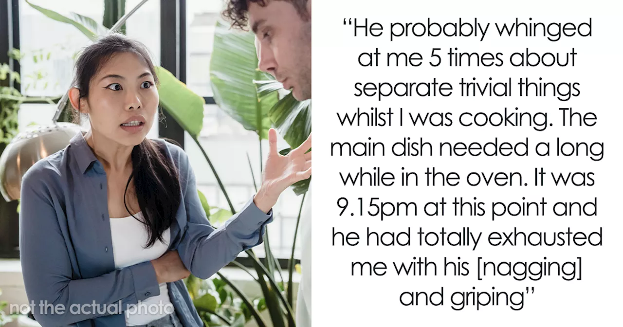 Woman Is Annoyed Her 3.5 Hours Of Cooking Were Wasted As Hubby Ruins The Meal And Cancels Dinner