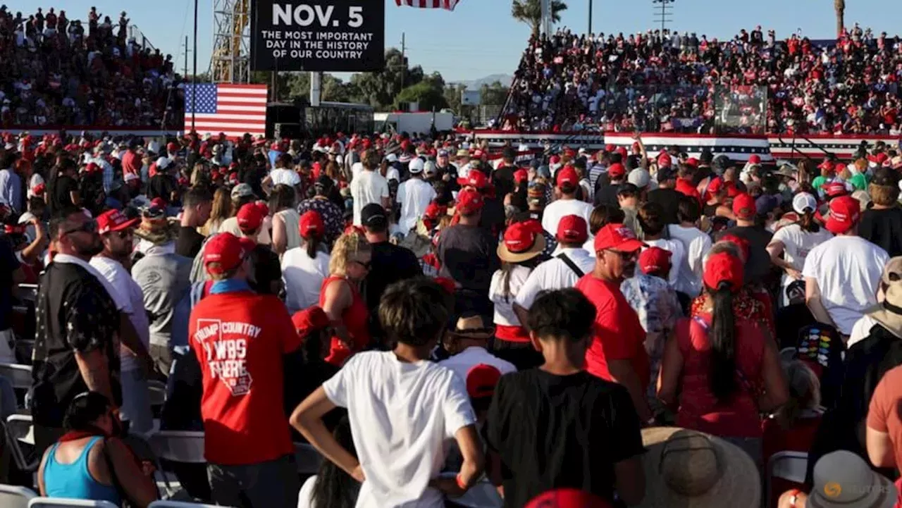 Man arrested near Trump rally in California faces gun charges