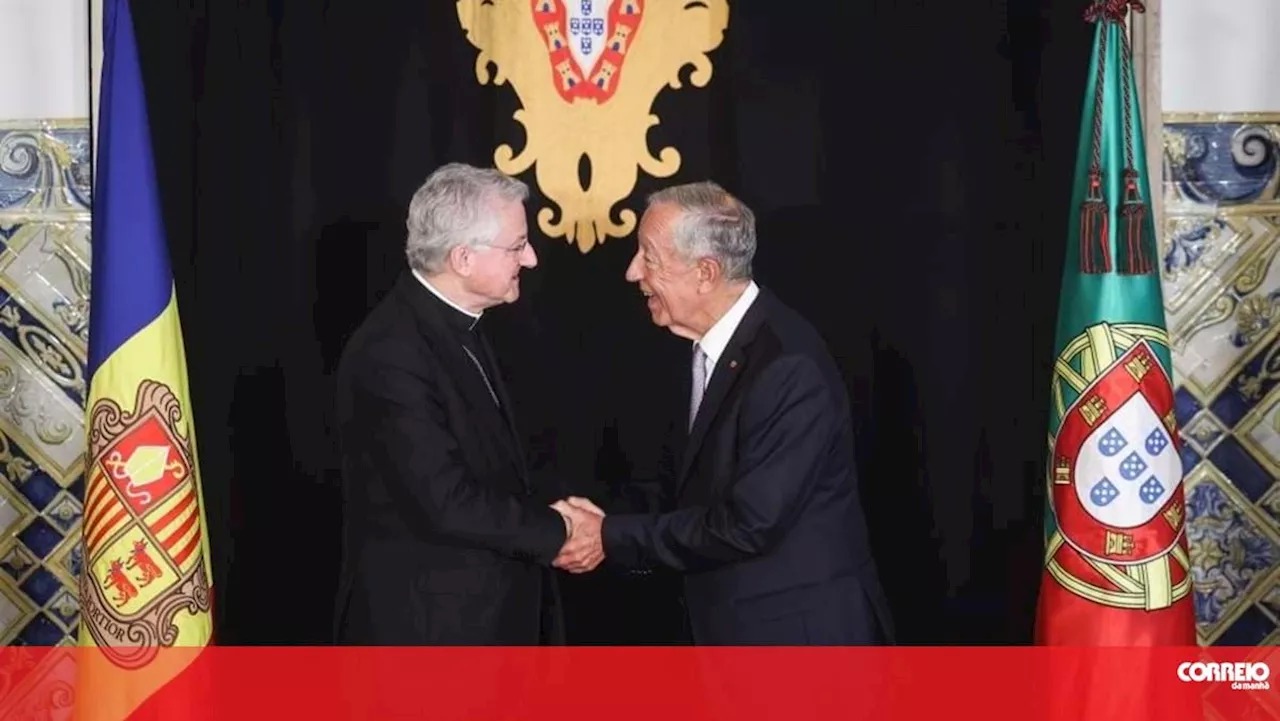 Marcelo recebe e condecora copríncipe episcopal de Andorra em Belém