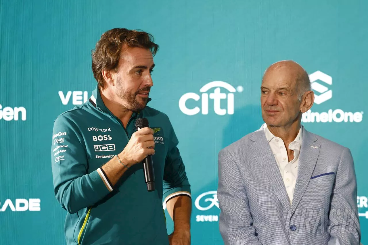 Fernando Alonso texted Adrian Newey to pitch Aston Martin F1 move