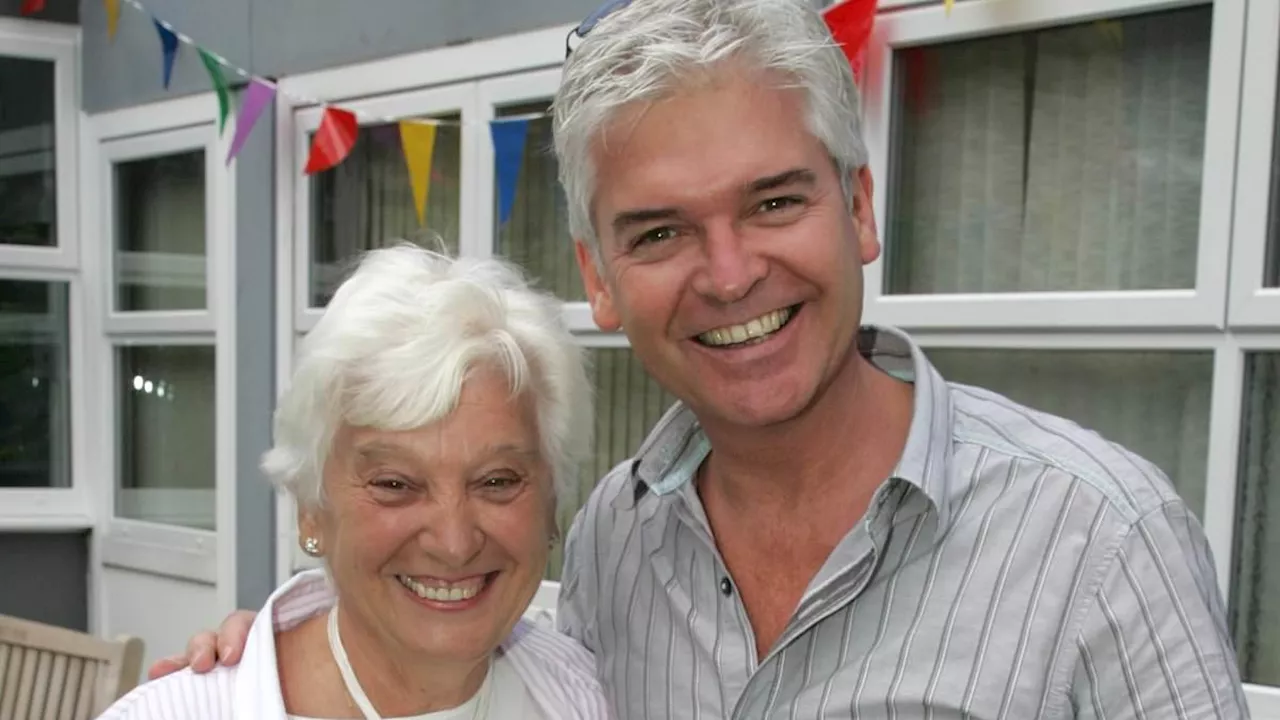 Phillip Schofield confirms the death of his 'beautiful and dignified' mother Pat after 'holding,...