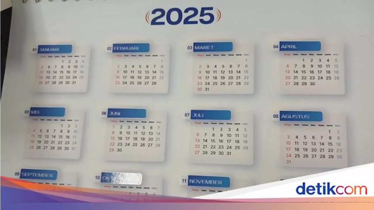 Catat! Ada 27 Hari Libur Nasional-Cuti Bersama di 2025 Ditetapkan Pemerintah