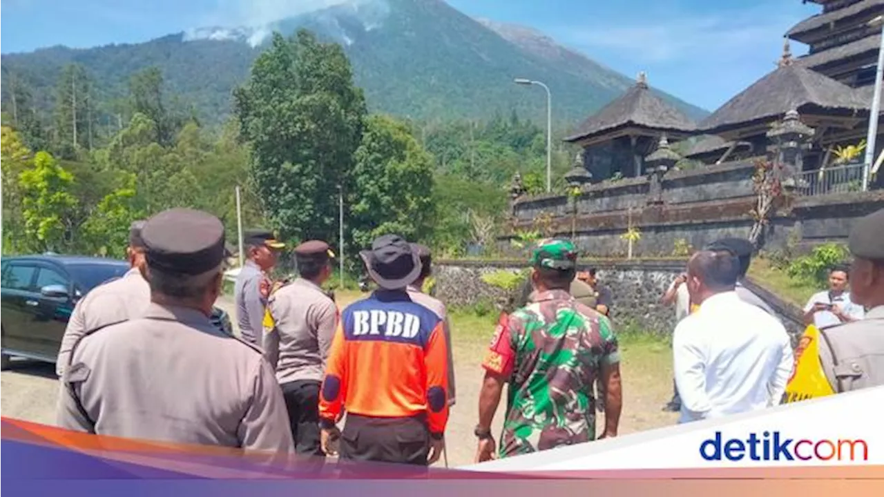 Kebakaran Hutan Gunung Agung Meluas hingga 100 Ha, Pemadaman Terkendala