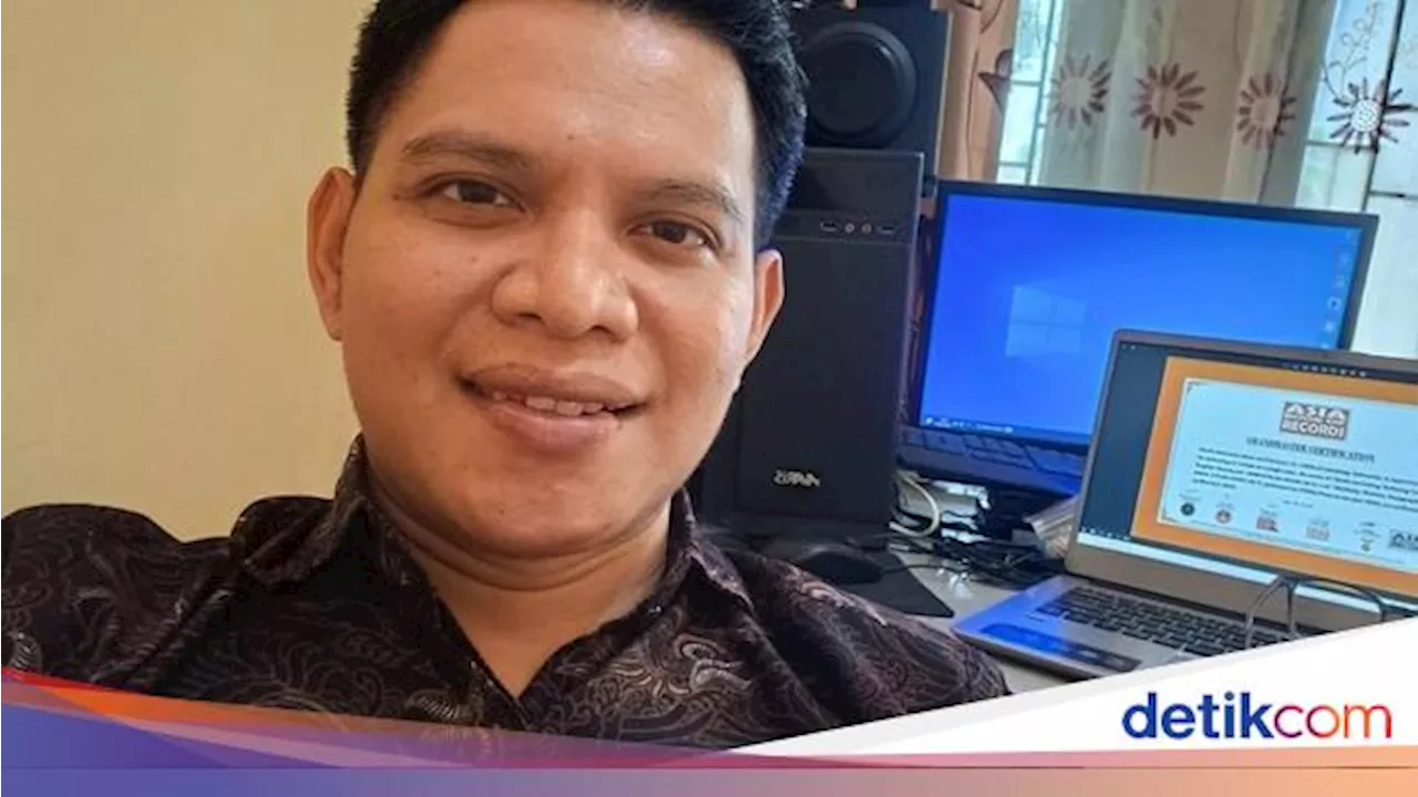 Kisah Dosen Itera yang Sudah Terbitkan 211 Buku, Mulai Menulis Pakai Komputer Rental