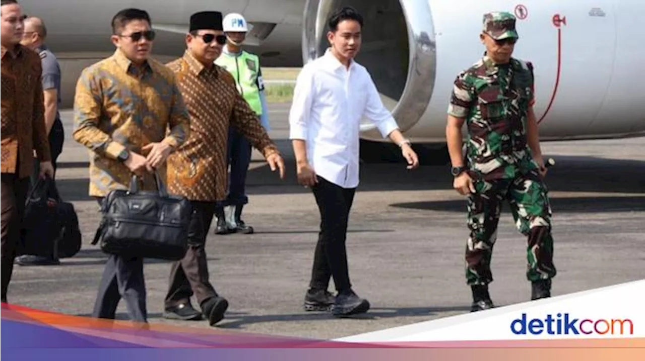 Momen Prabowo Ketemu Jokowi di Solo: Dijemput Gibran-Acungkan Jempol