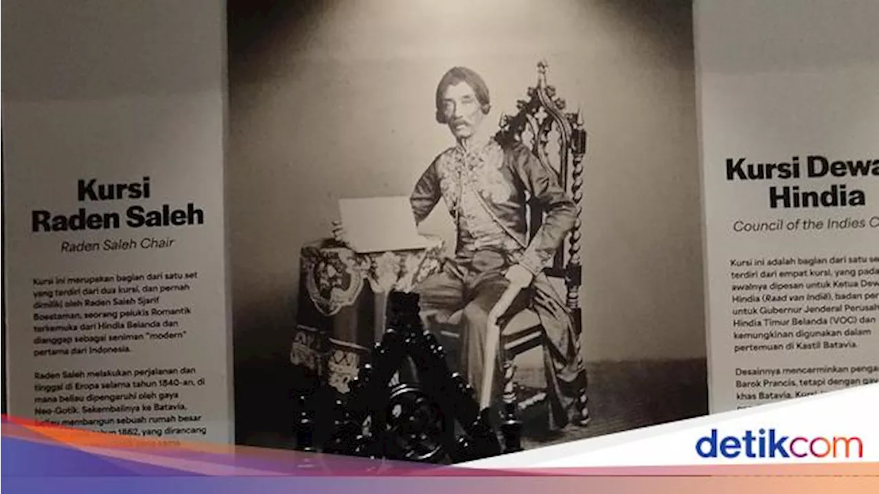 Suka Raden Saleh? Ada Kursi Langka Neo-Geotik Miliknya di Museum Fatahillah