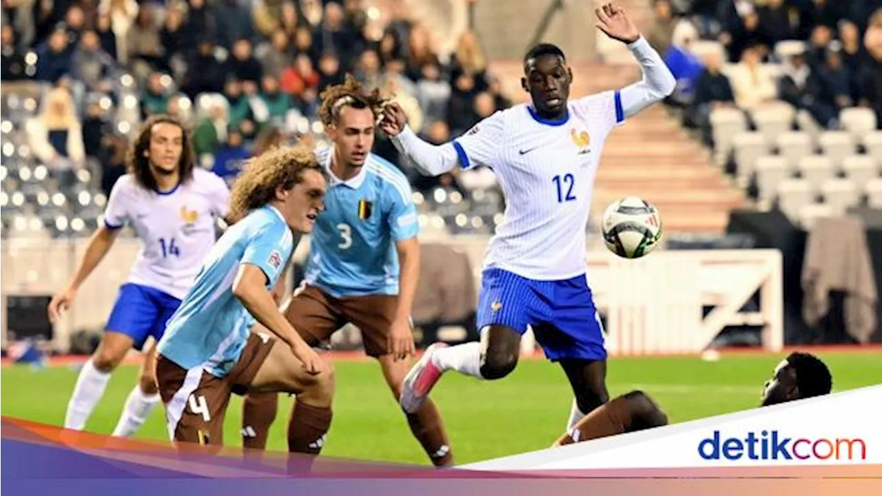 Belgia Vs Prancis: Brace Kolo Muani Bawa Les Bleus Menang 2-1