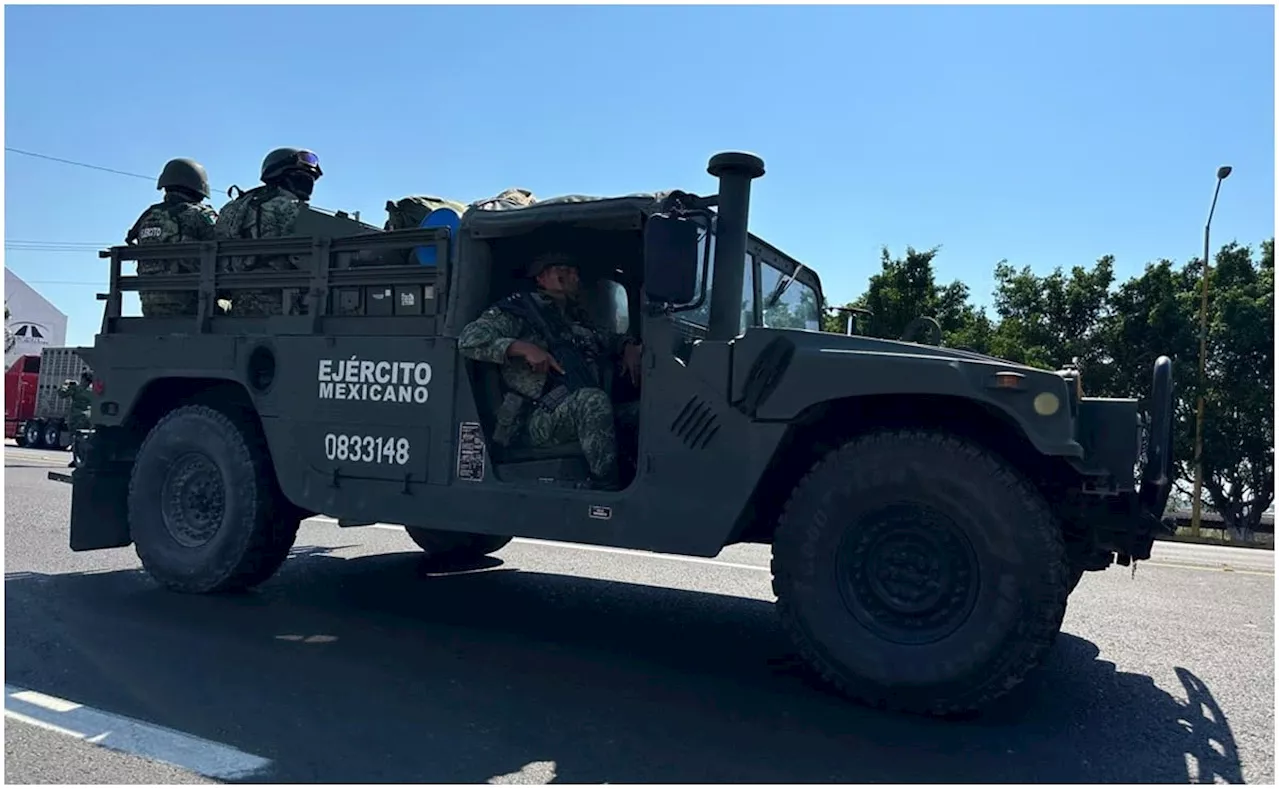 Refuerzan seguridad en Sinaloa con más de 650 elementos del Ejército y Guardia Nacional