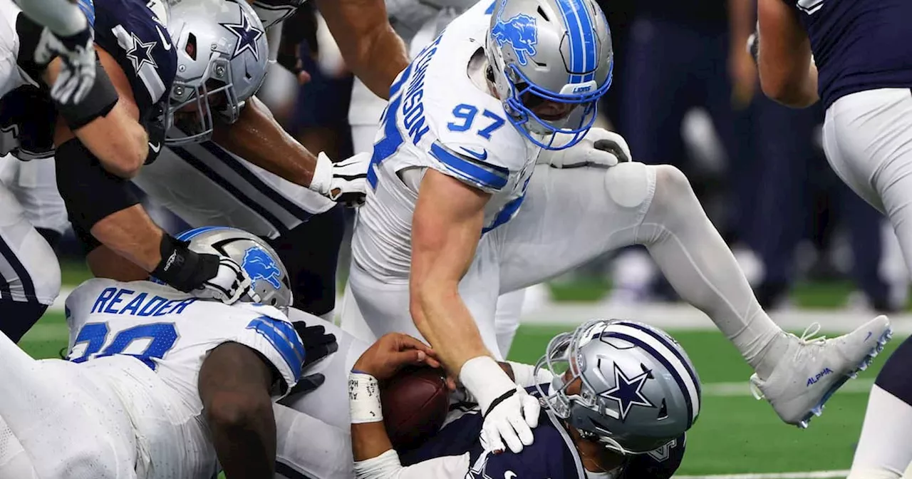 Estrella de Lions se fractura pierna golpeando a Dak Prescott de los Cowboys: ‘Está rota, lo sé'