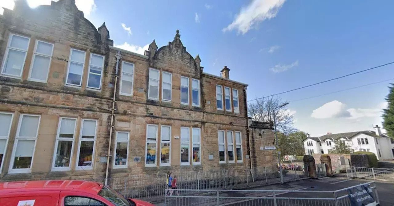 Safety fears at Milngavie school as 'repaired' ceiling falls and narrowly misses teacher