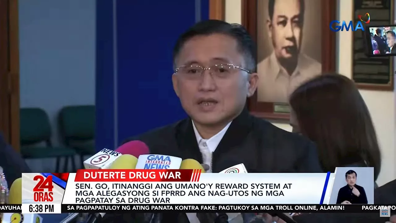 Bong Go to critics of Duterte drug war: ‘Hindi ba kayo nakinabang?’