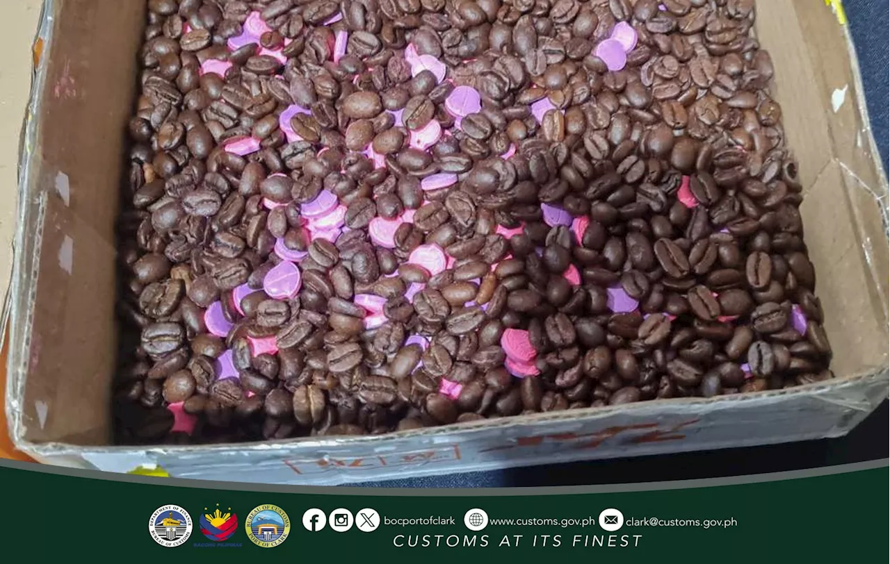 Ecstasy worth over P8M found in coffee bean boxes at Clark port —Customs