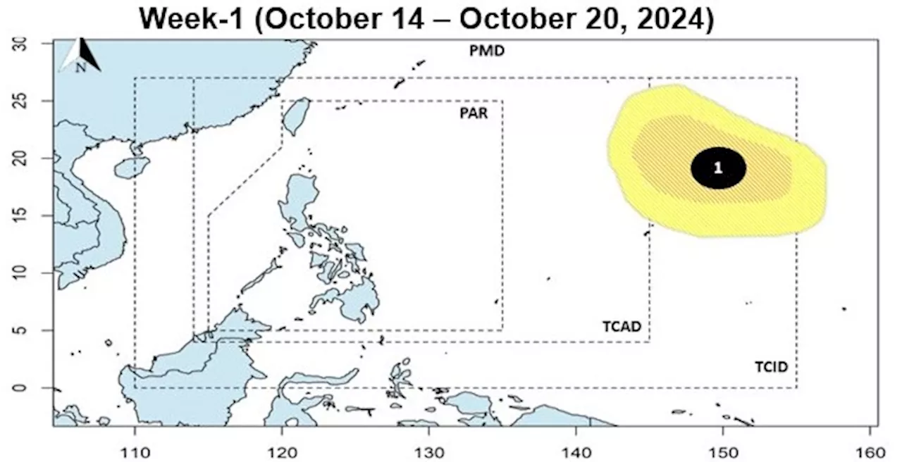 PAGASA: Low to moderate chance of tropical cyclones forming in 2 weeks