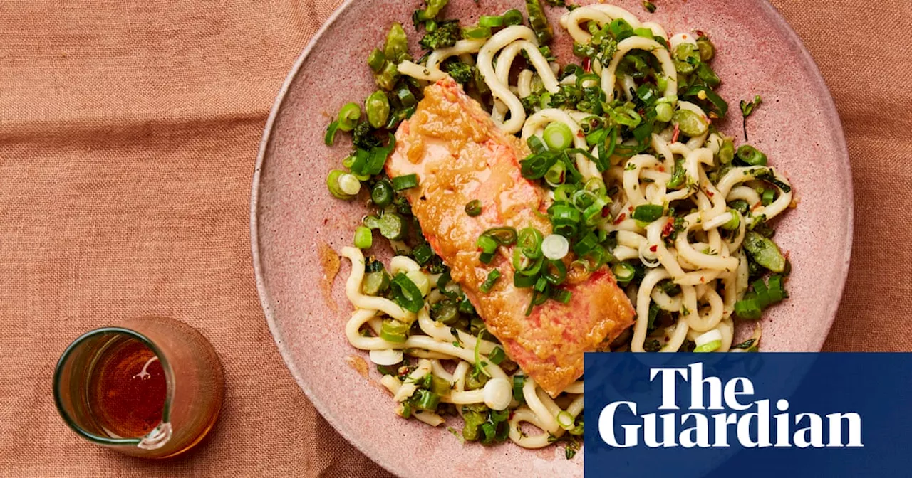 Rukmini Iyer’s quick and easy recipe for miso salmon noodles