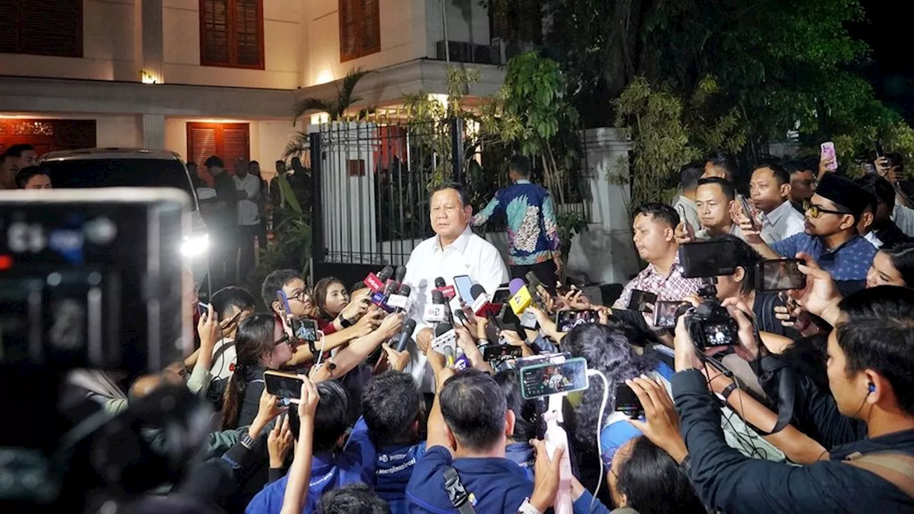 Prabowo Lempar Sinyal Ada Menteri dari PDI-P dan PKS