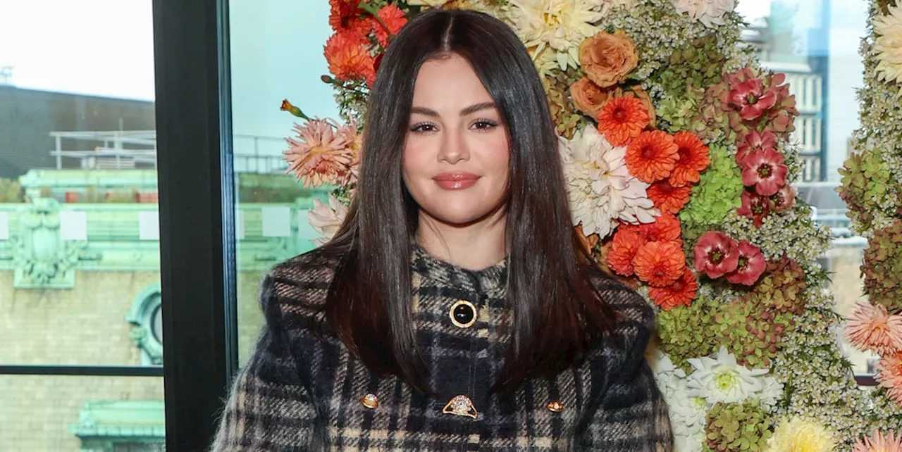 Selena Gomez Has the Perfect Solution for Wearing a Minidress in the Fall