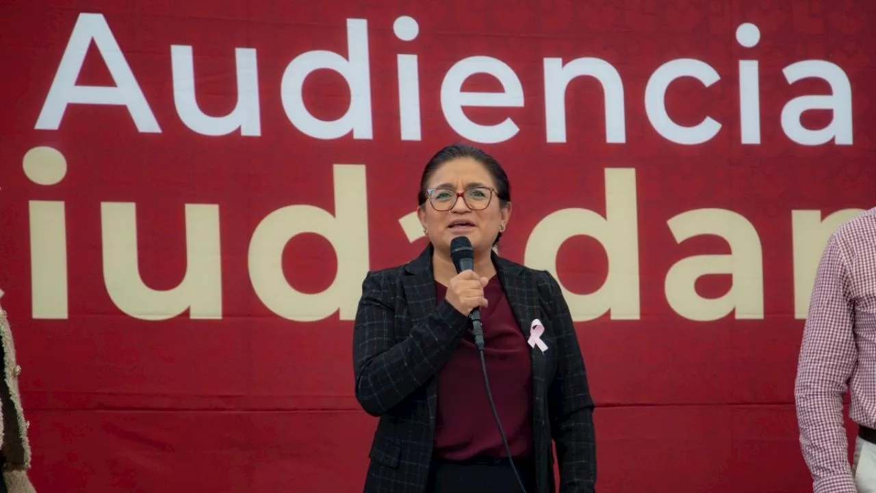 Aleida Alavez atiende audiencias itinerantes, hoy en Santa Cruz Quetzalcóatl