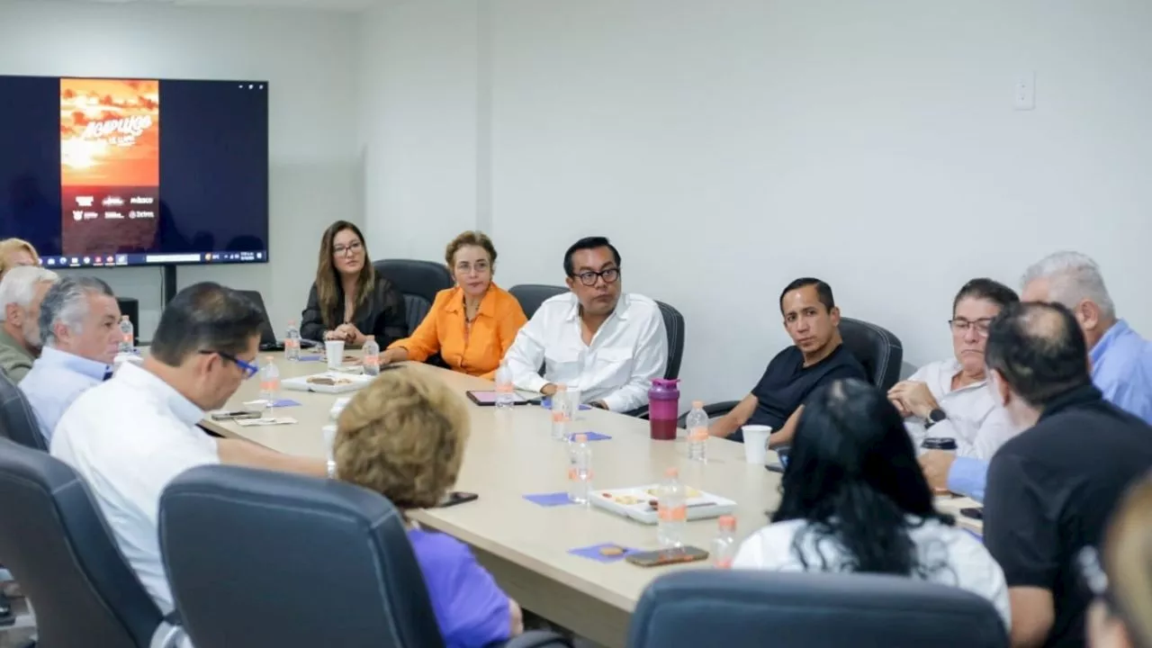 Gobierno del Guerrero evalúa con representantes del sector turístico la estrategia de recuperación de Acapulco