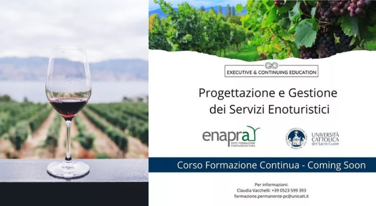 Enoturismo, come progettare e gestirne i servizi: il corso di alta formazione di Enapra e Smea per i professio