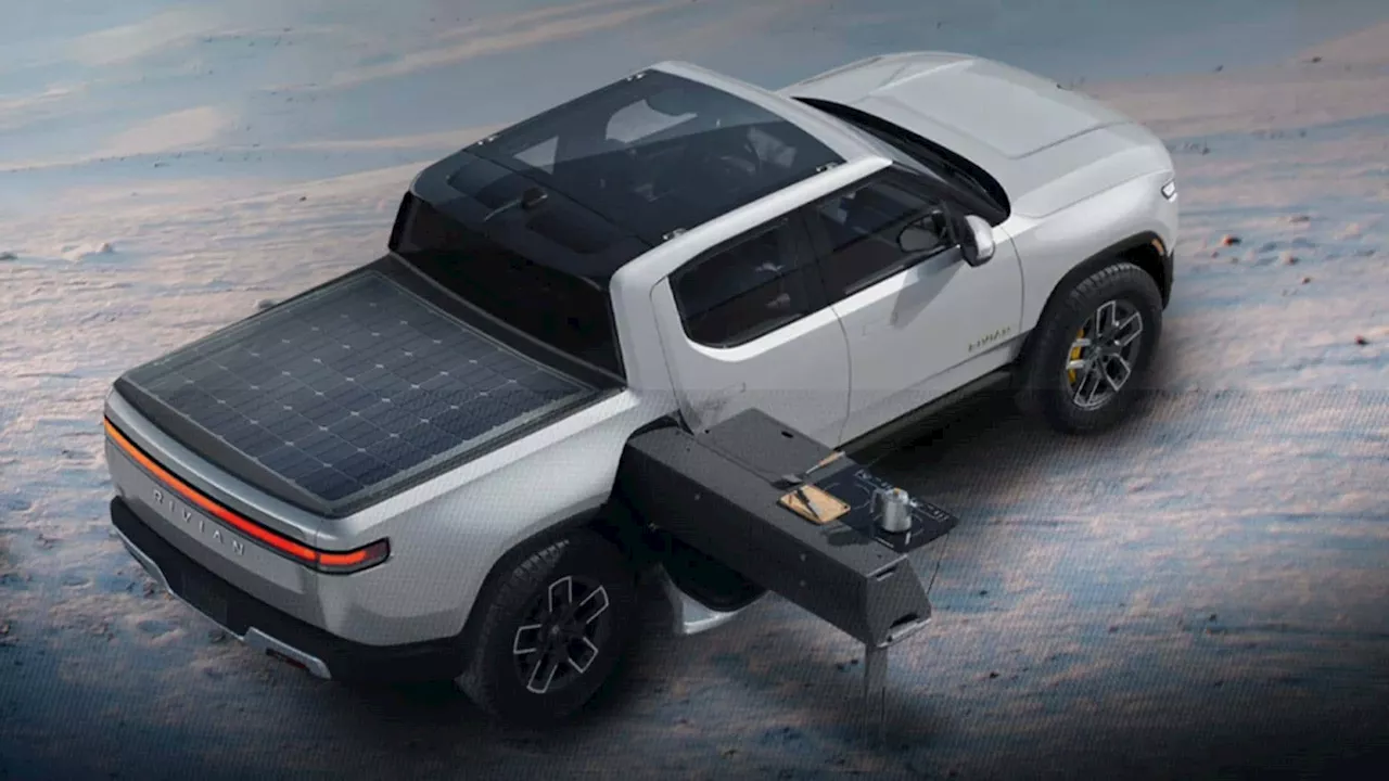 The Rivian R1T Is Getting An Aftermarket Solar Tonneau Cover