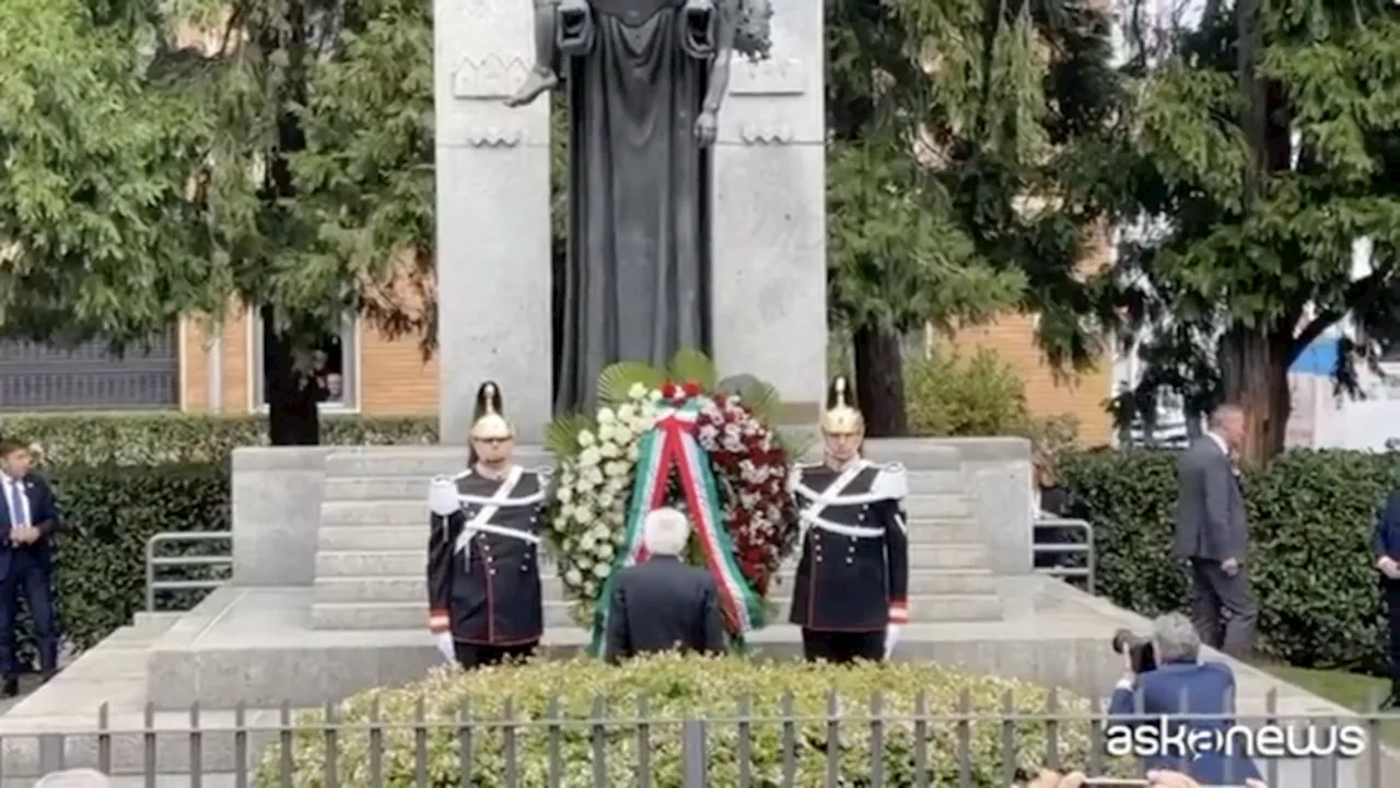 Strage di Gorla a Milano, Mattarella alla commemorazione