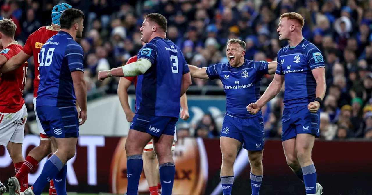 Leinster tore into Munster from kick-off to get their Croker support screaming