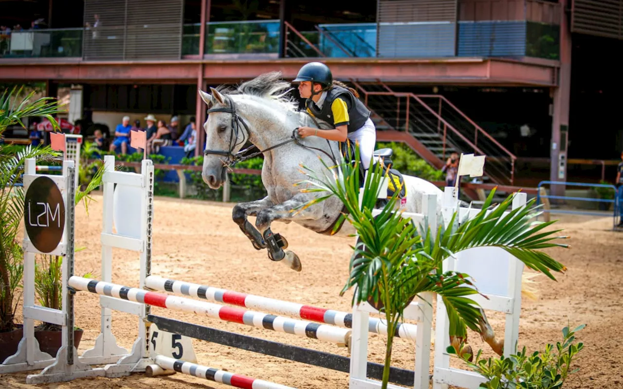 Amazona da Escola Municipal de Hipismo de Volta Redonda é campeã estadual