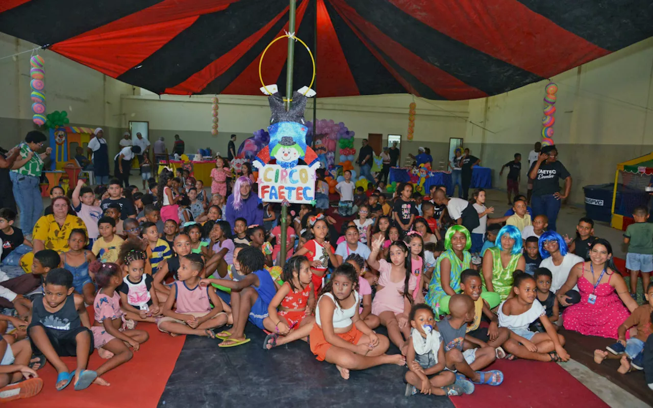 Unidades da Faetec em Nilópolis realizam grande festa de Dia das Crianças para comunidade