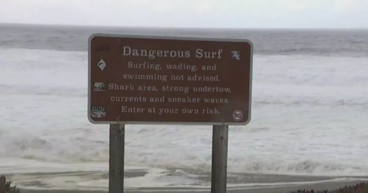 Weather service warns of beach hazards up and down coast through Wednesday