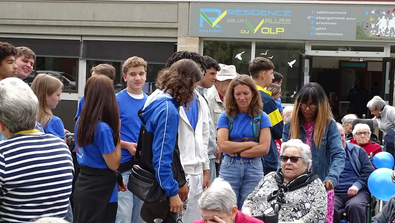 Sainte-Croix-Volvestre. Une marche bleue pour les résidents de l’Ehpad