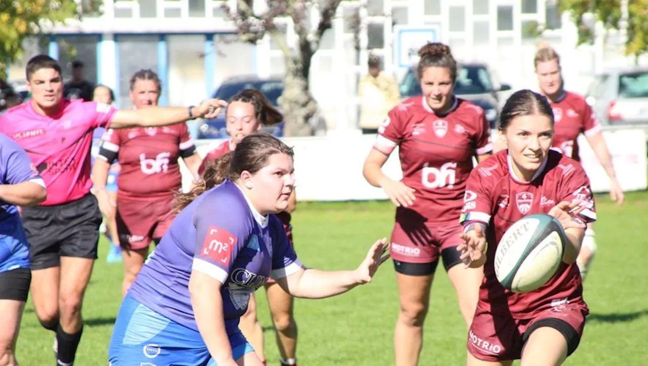 – Fédérale 2 Féminine : le Rugby Féminin de Garonne remporte un nouveau derby face aux 4 Cantons