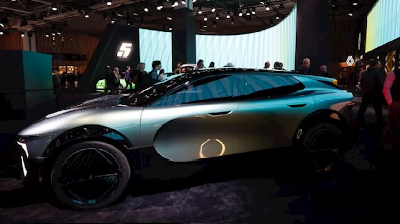 Mondial de l'Auto : découvrez le Renault Emblème, un SUV futuriste dévoilé par le constructeur français