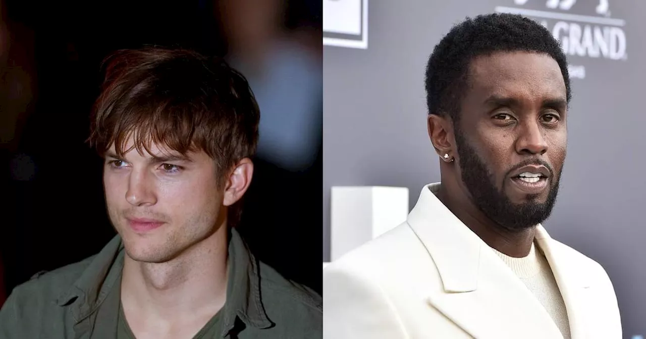 Ashton Kutcher, criticado por una vieja declaración sobre las fiestas sexuales de Sean “Diddy” Combs