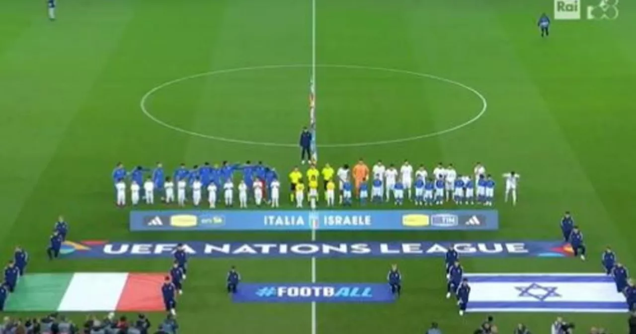 Italia-Israele, fischi sull&#039;inno dello Stato ebraico: il resto dello stadio risponde con applausi