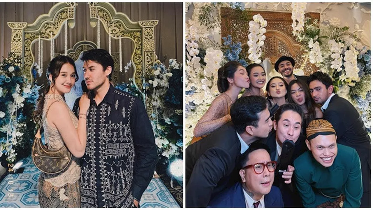 6 Potret Artis di Pernikahan Anggika Bolsterli, Banyak Pasangan Tak Kalah Romantis