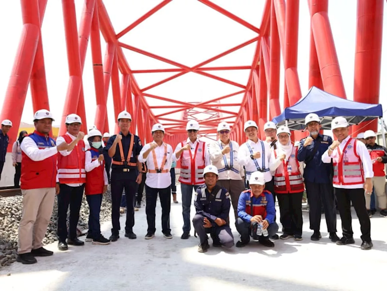 Kunjungi Daop 6, Menhub RI Tinjau Proyek Rel Layang Simpang Joglo Solo