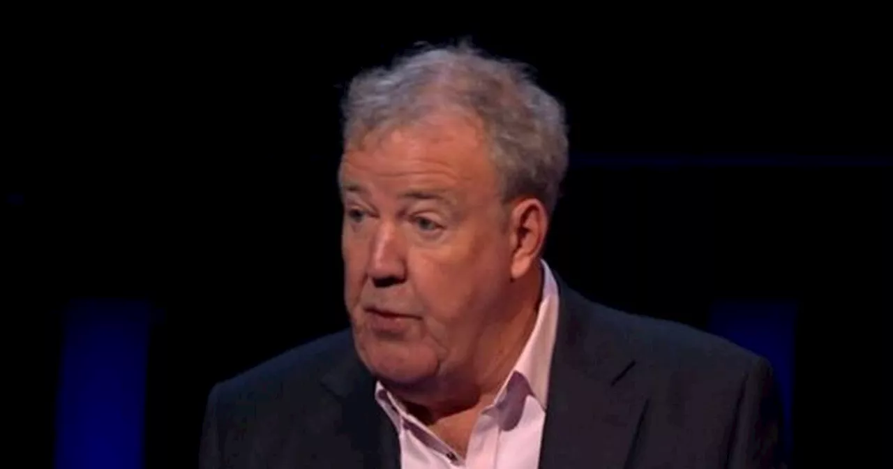 Jeremy Clarkson speechless at 'never seen before' move on ITV's Millionaire show