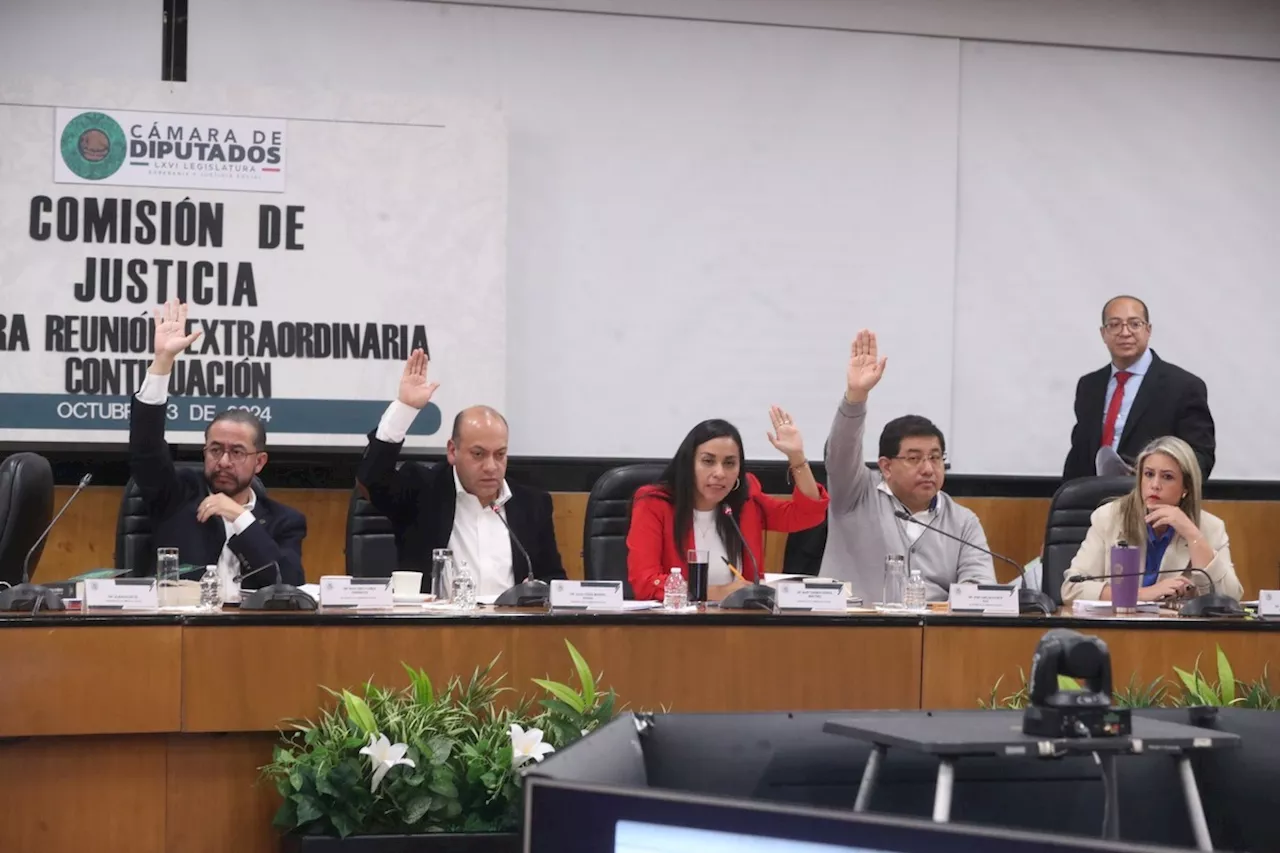 Aprueba comisión en San Lázaro leyes secundarias de la reforma judicial; van este lunes al pleno