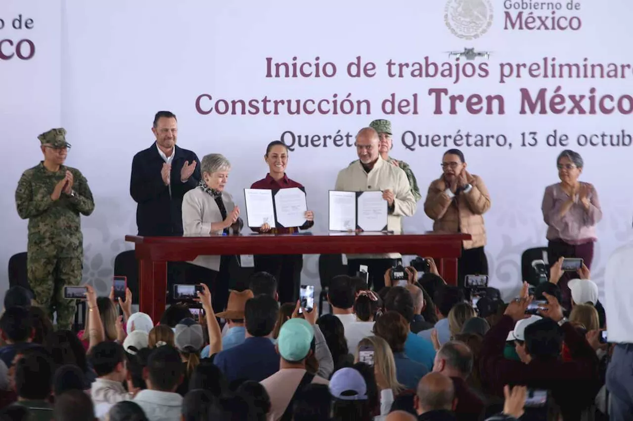 Tren de pasajeros México-Querétaro beneficiará a casi 6 millones de personas: SICT