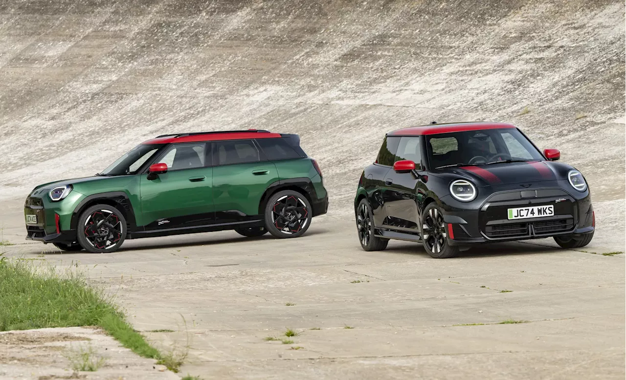 Mini launches hot JCW versions of Cooper and Aceman EVs