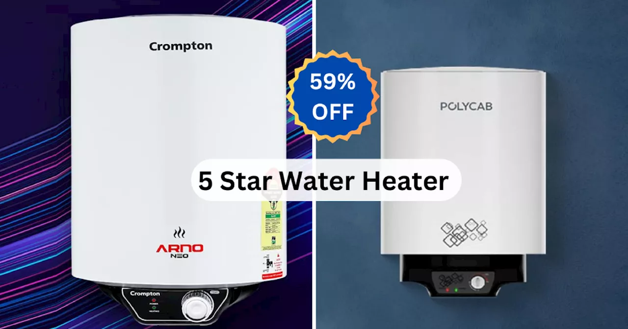 Amazon Sale की मुनाफे वाली डील में 59% तक कम हुए Water Heater के दाम, पानी तेजी से गर्म कर बिजली बचाने में भी माहिर