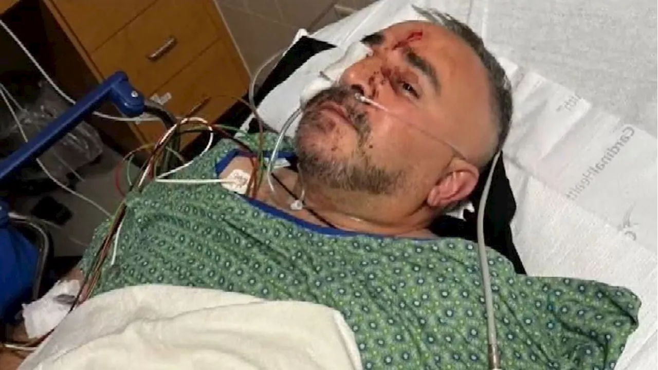 Father brutally attacked by neighbor's pit bulls just feet from his home