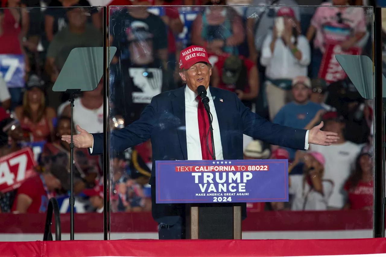 Man arrested near Trump rally with guns and fake IDs