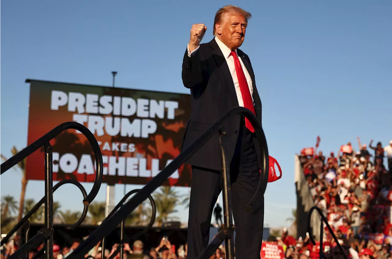 Donald Trump Followers Left Stranded In Desert After Coachella Rally ...