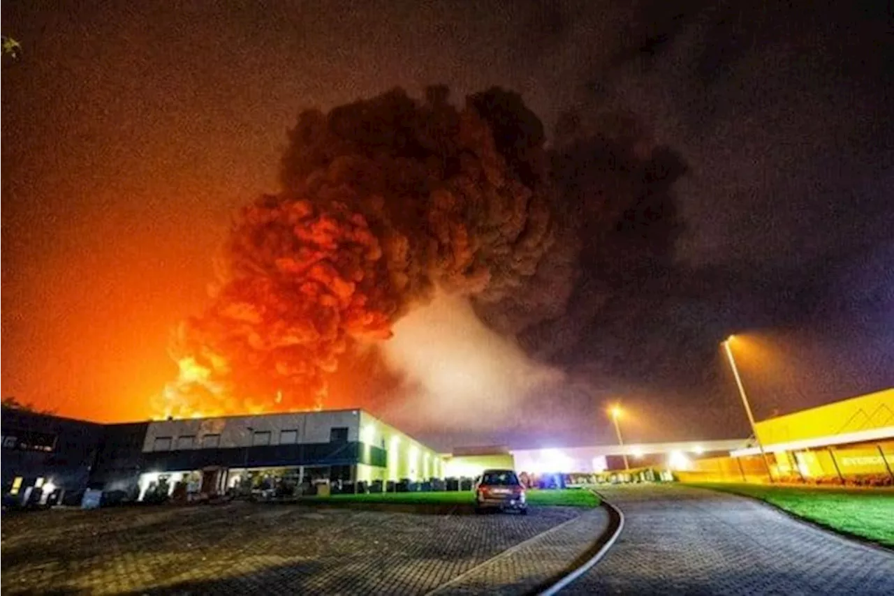 Important Fire Engulfs Lecoque Egg Processing Facility in Tongeren-Oost